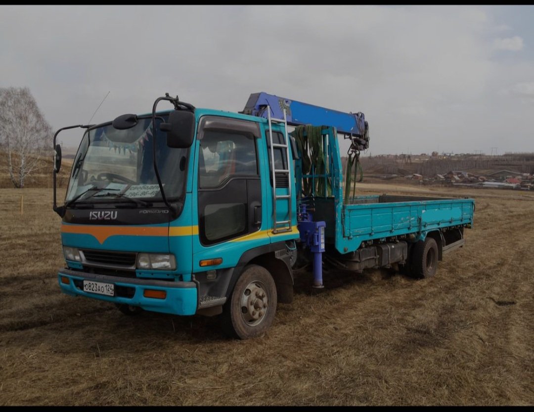 Манипулятор Isuzu для транспортировки любых грузов, быстро