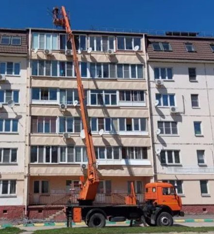 Подъем рабочих на высоту до 30 метров