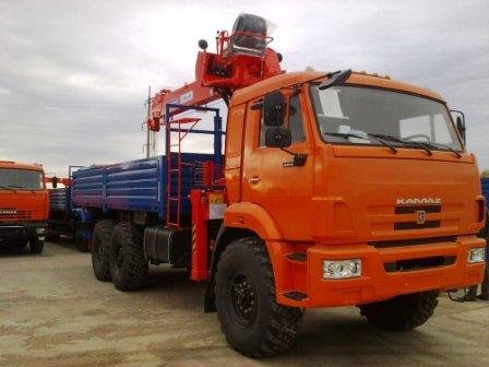 Манипулятор вышка вездеход КАМАЗ 43118