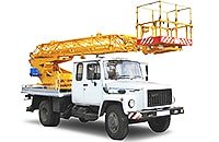Аренда автовышки телескоп, колено