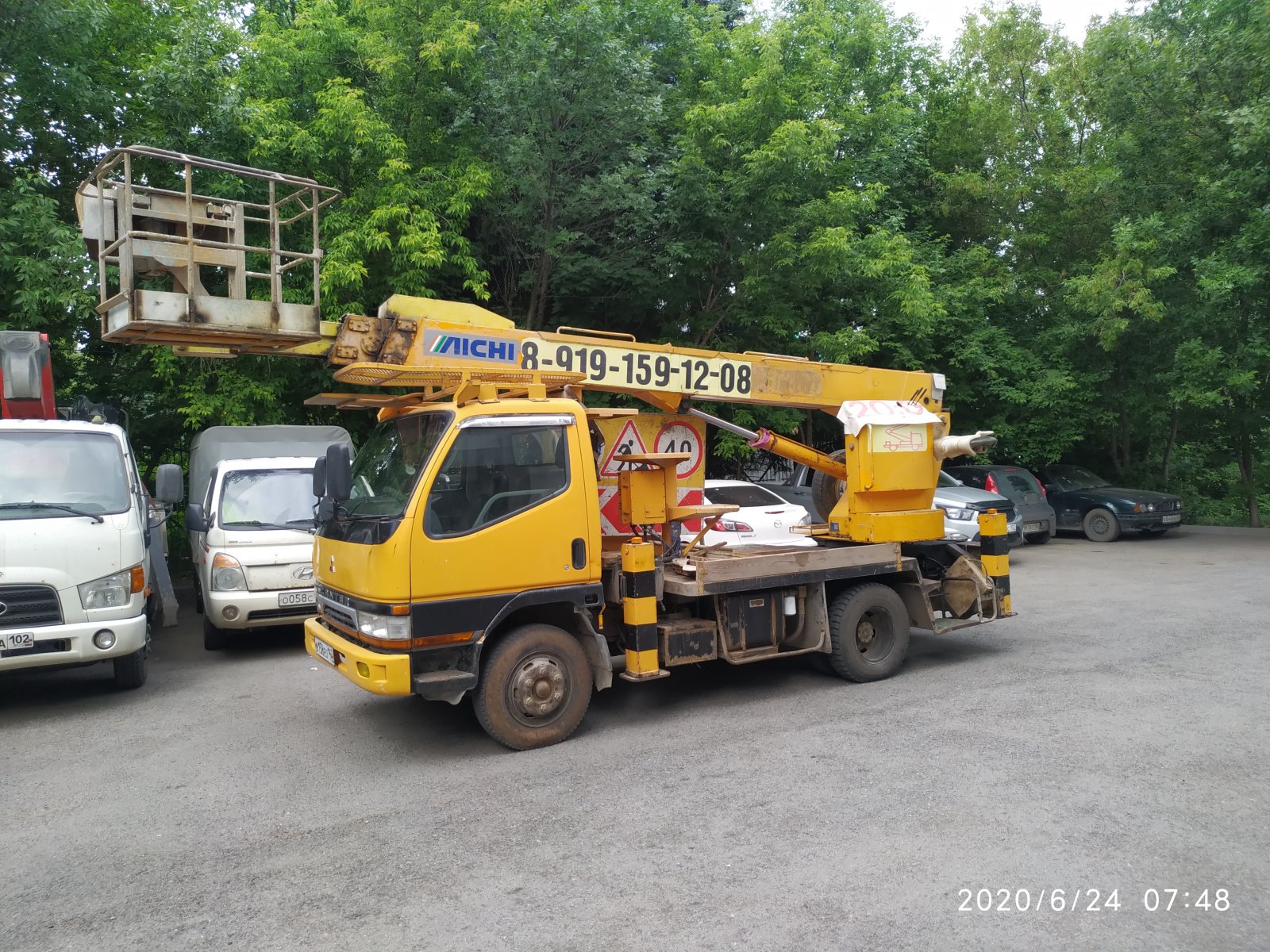 Аренда компактной автовышки