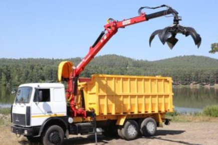 Ломовоз с манипулятором 35 м3