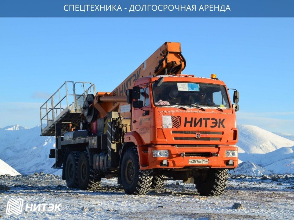 Долгосрочная аренда автовышки 45- 75 метров