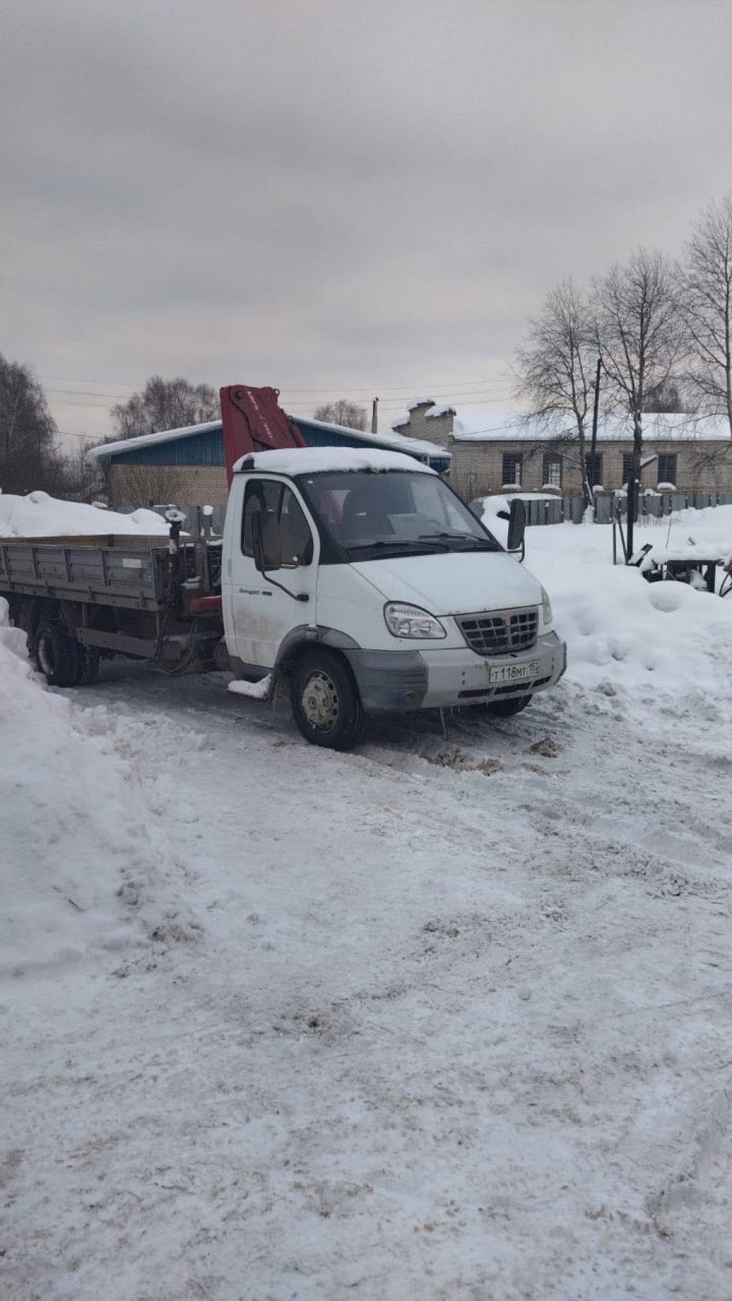Кран манипулятор борт 5 т, перевозка с КМУ