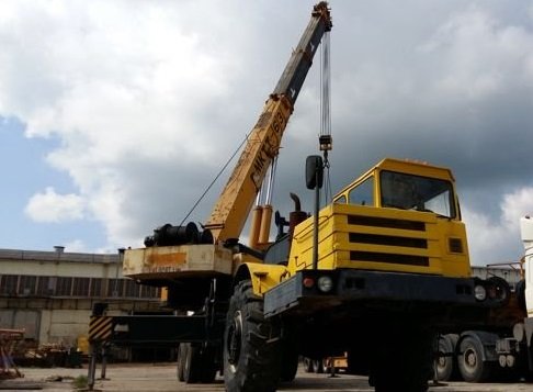 Аренда автокрана 70 тонн 33+22 55 метров