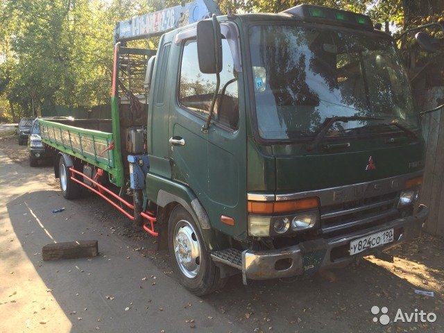 Кран манипулятор mitsubishi fuso