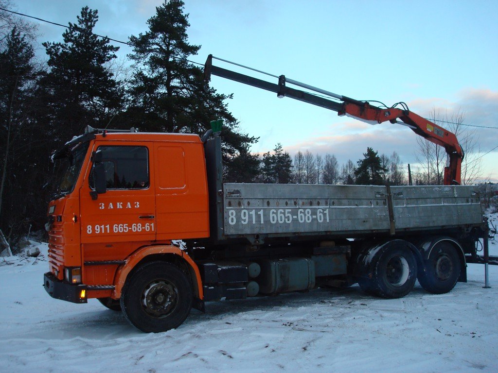 Аренда манипулятора scania