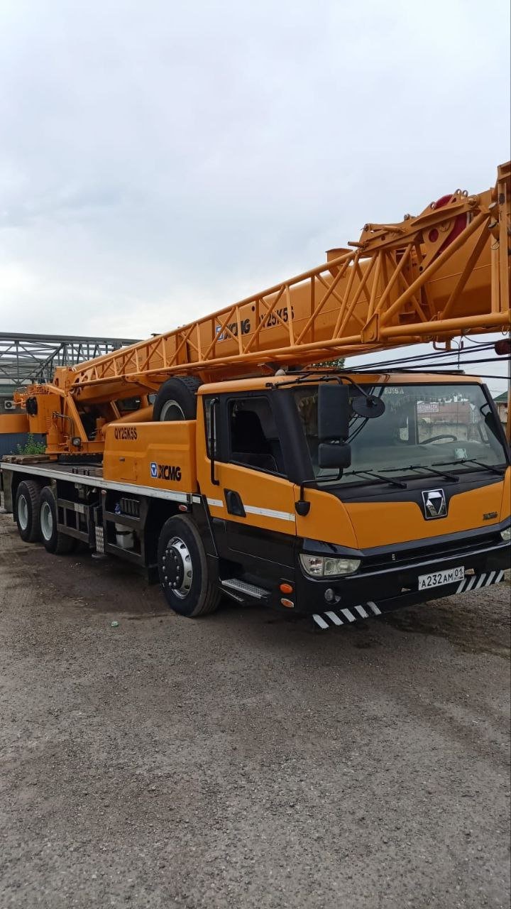 Аренда автокрана XCMG QY25K5S с лебёдкой