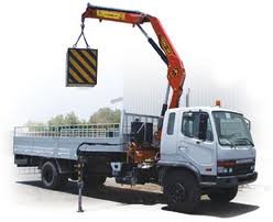 Кран-манипулятор Foton для грузоперевозки и монтаж колодезных колец