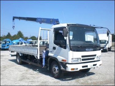 FOTON с краном до 3 тонн, грузовая платформа 8 метров