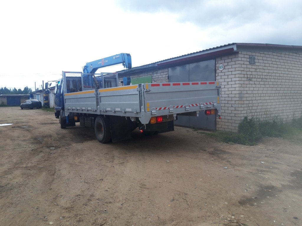 Hino Ranger Манипулятор. Перевозка погрузка груза