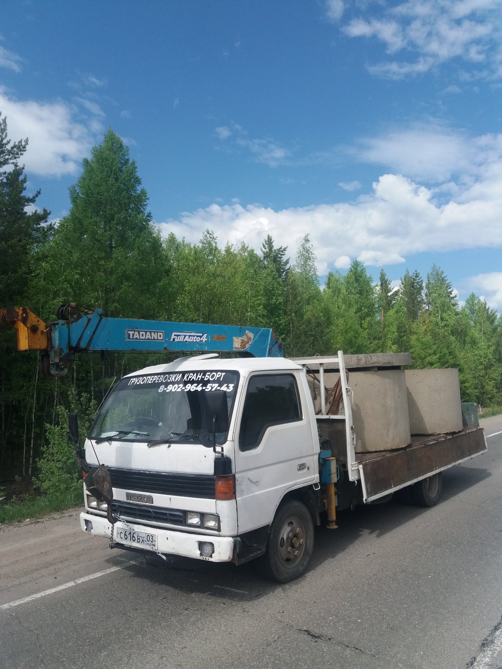 Грузоперевозки, монтаж кран-борт, манипулятор