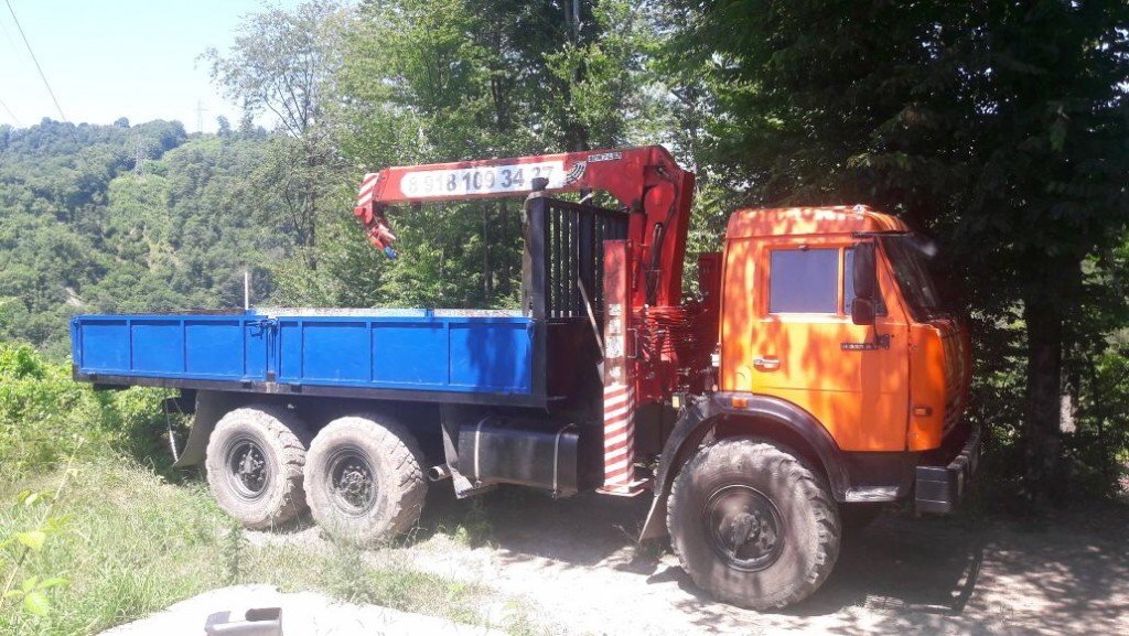 Услуги манипулятора вездехода на базе КАМАЗ