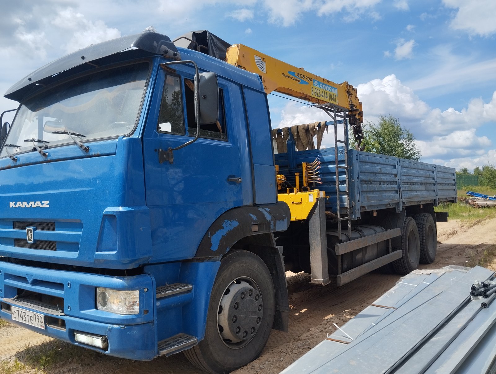 Volvo 2008 года для работы 24/7, перевозка и монтаж
