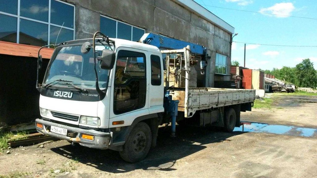 Аренда манипулятора Isuzu и области до 5т