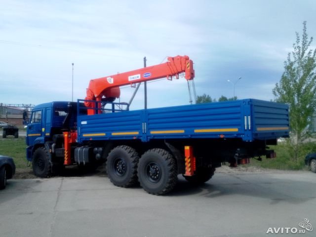Кран борт Камаз вездеход