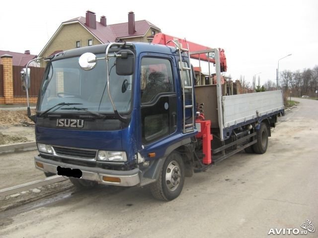 Кран борт КМУ 3 т, борт 5 т Манипулятор услуги