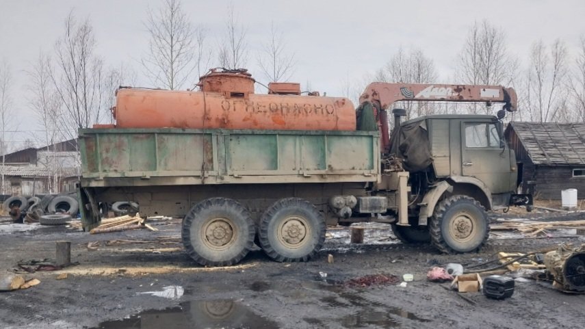 Камаз 4310 кран манипулятор