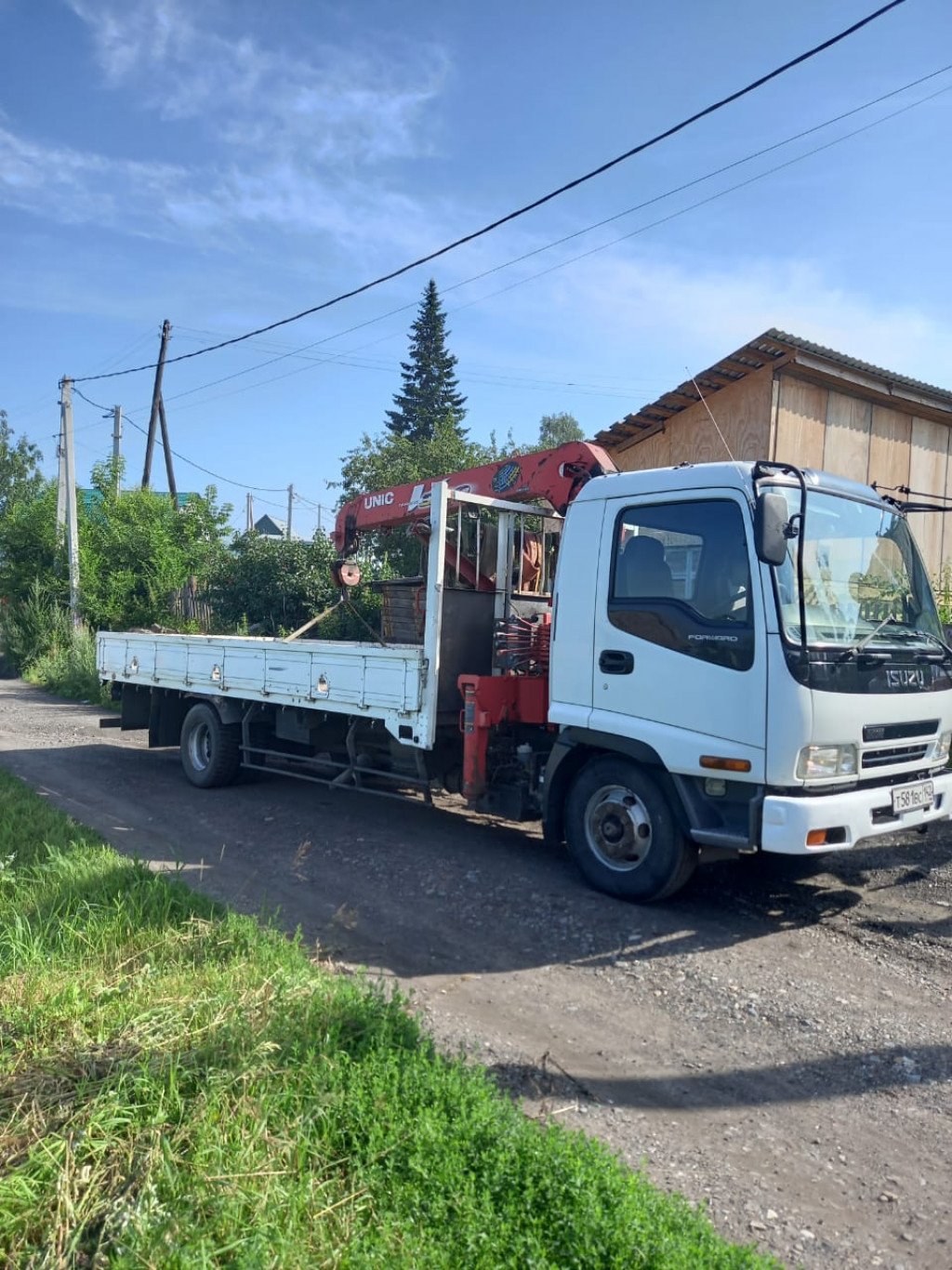 Услуги манипулятора, самогруза с траверсой