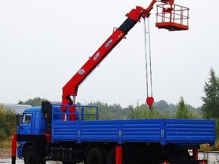 Камаз43118. 6х6 манипулятор-автовышка от собственника