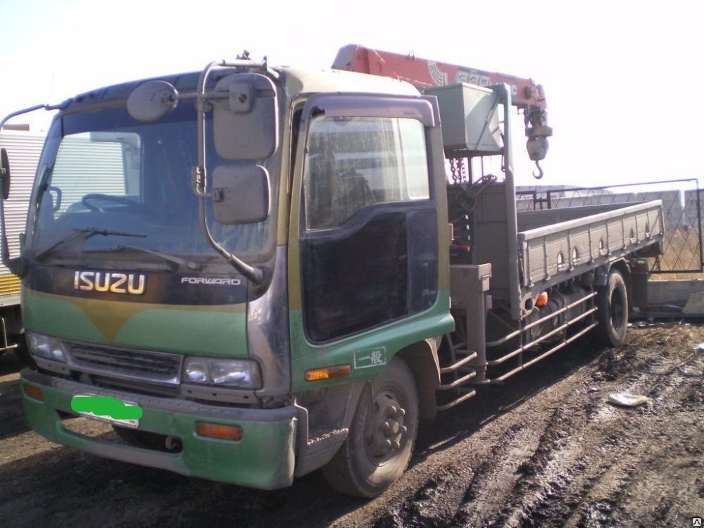 Кран-манипулятор Isuzu Forward для населения и организаций