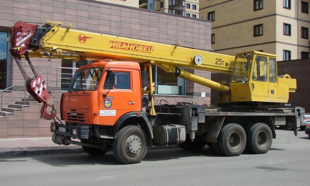 Услуга автокрана 25 и 14 тонн, область