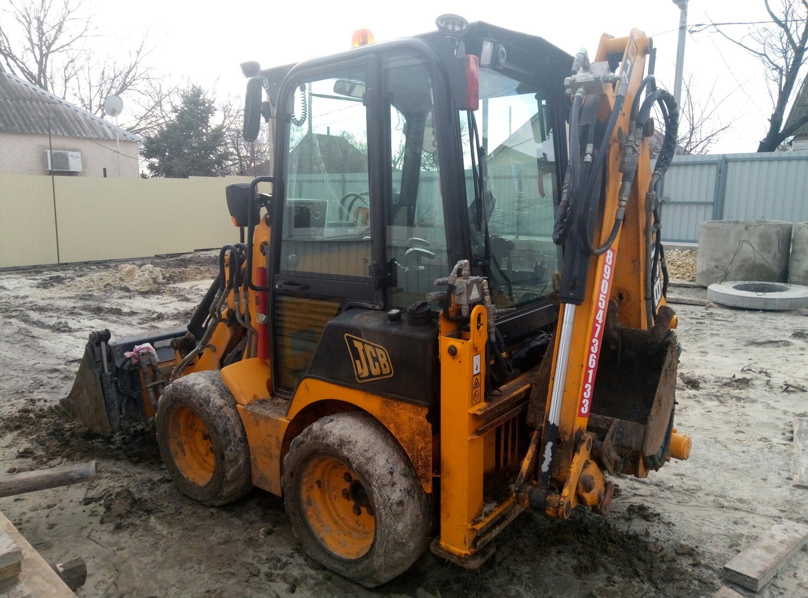 Мини экскаватор-погрузчик JCB 1CX