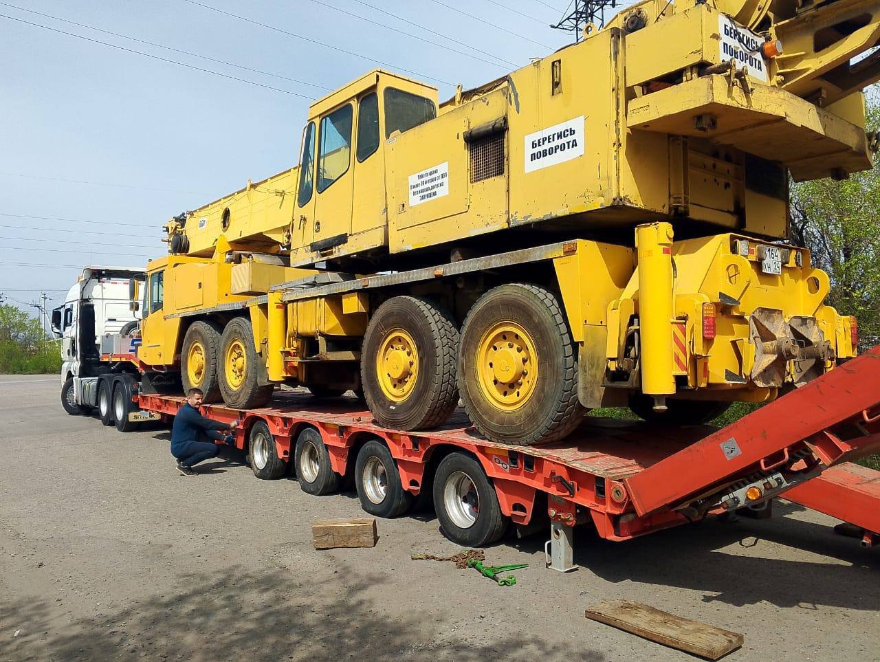 Услуги автокрана 60 тонн Grove TT865BE