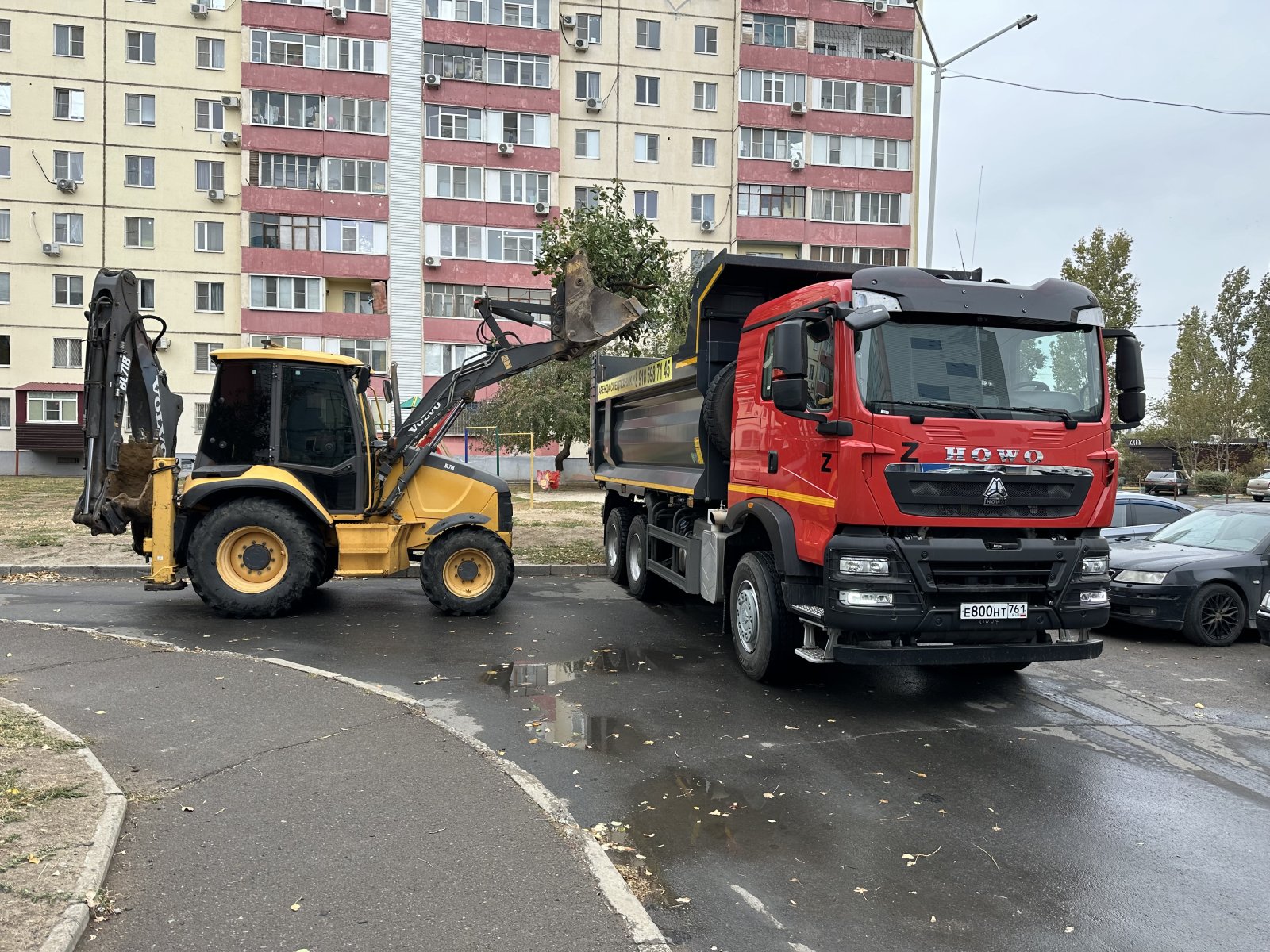Экскаваторы- погрузчики Услуги Спецтехники