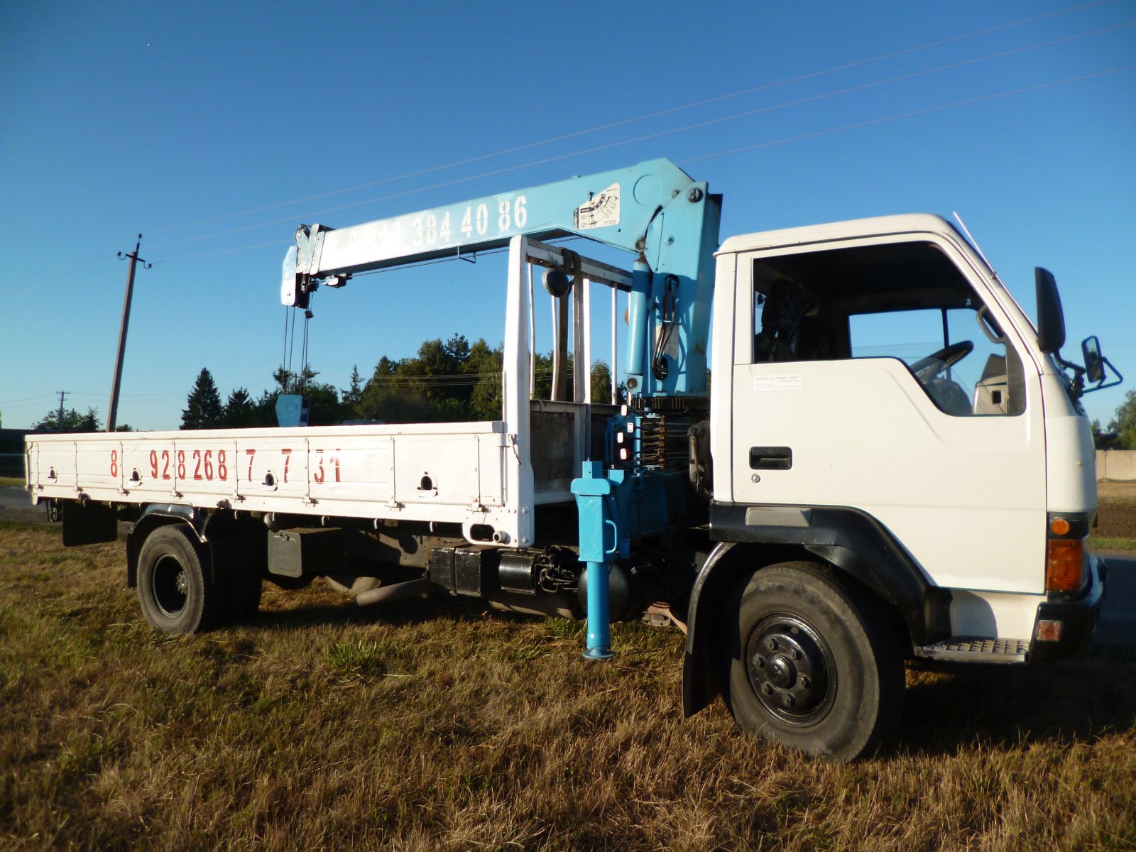 Автокран-манипулятор Mitsubishi-Fuso 6 тонн со стрелой 11м