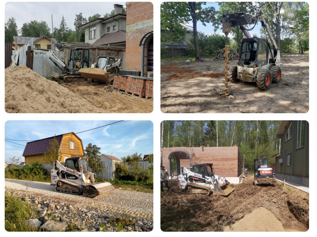 Аренда Bobcat ковш ямобур культиватор каток