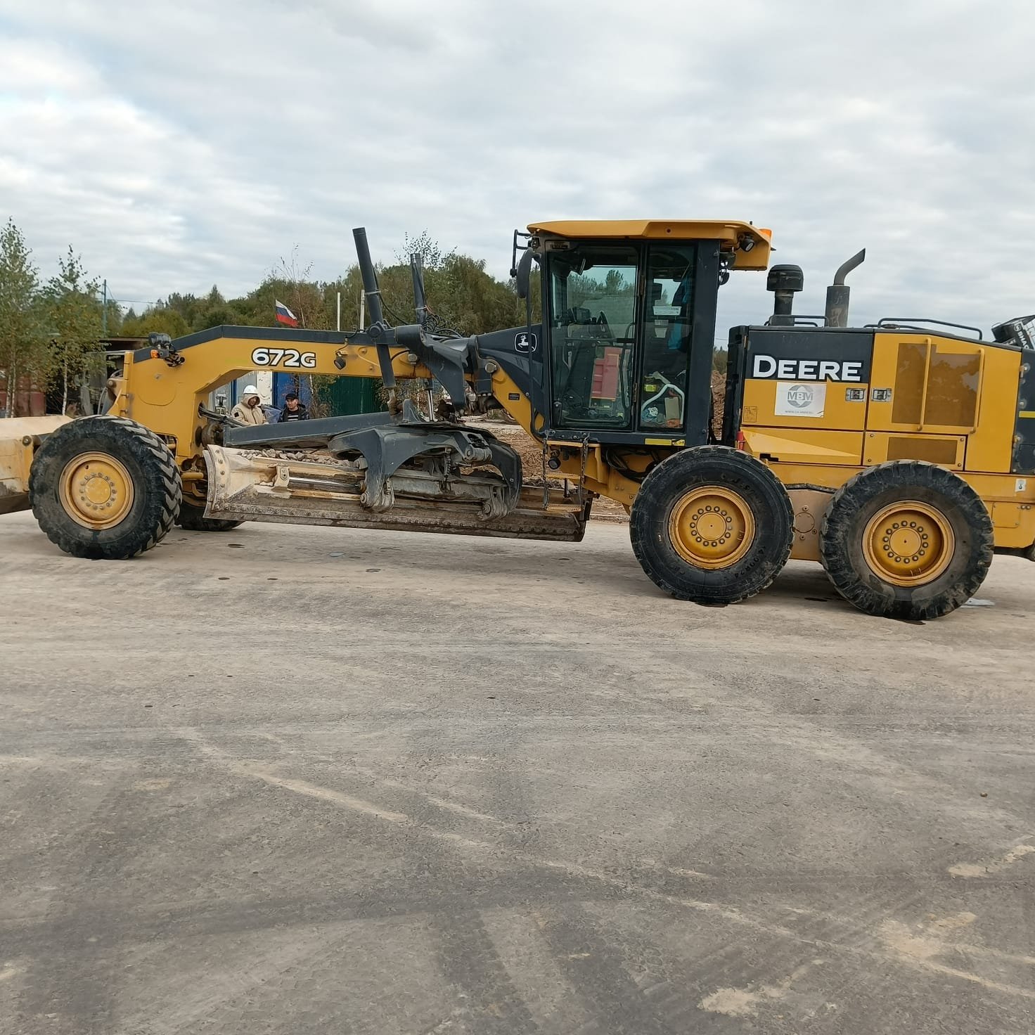 Автогрейдер John Deere 672G с 3д системой нивелирования