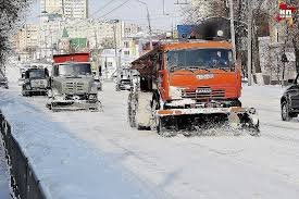 Уборка снега / трактор
