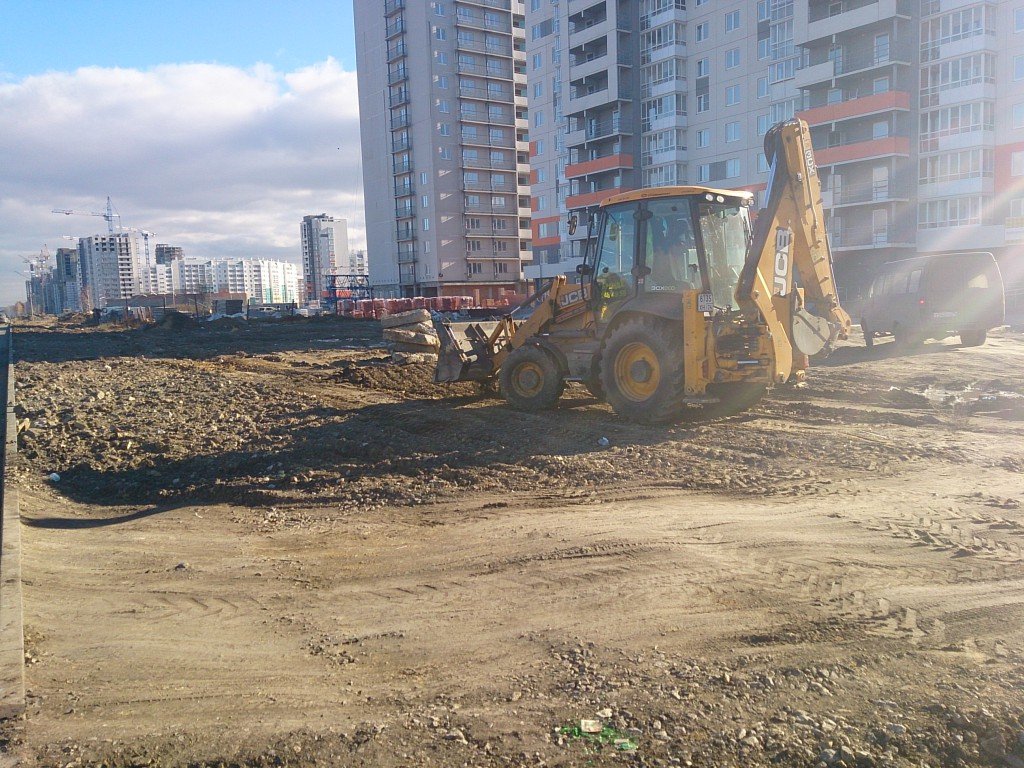 Услуги экскаватора погрузчика