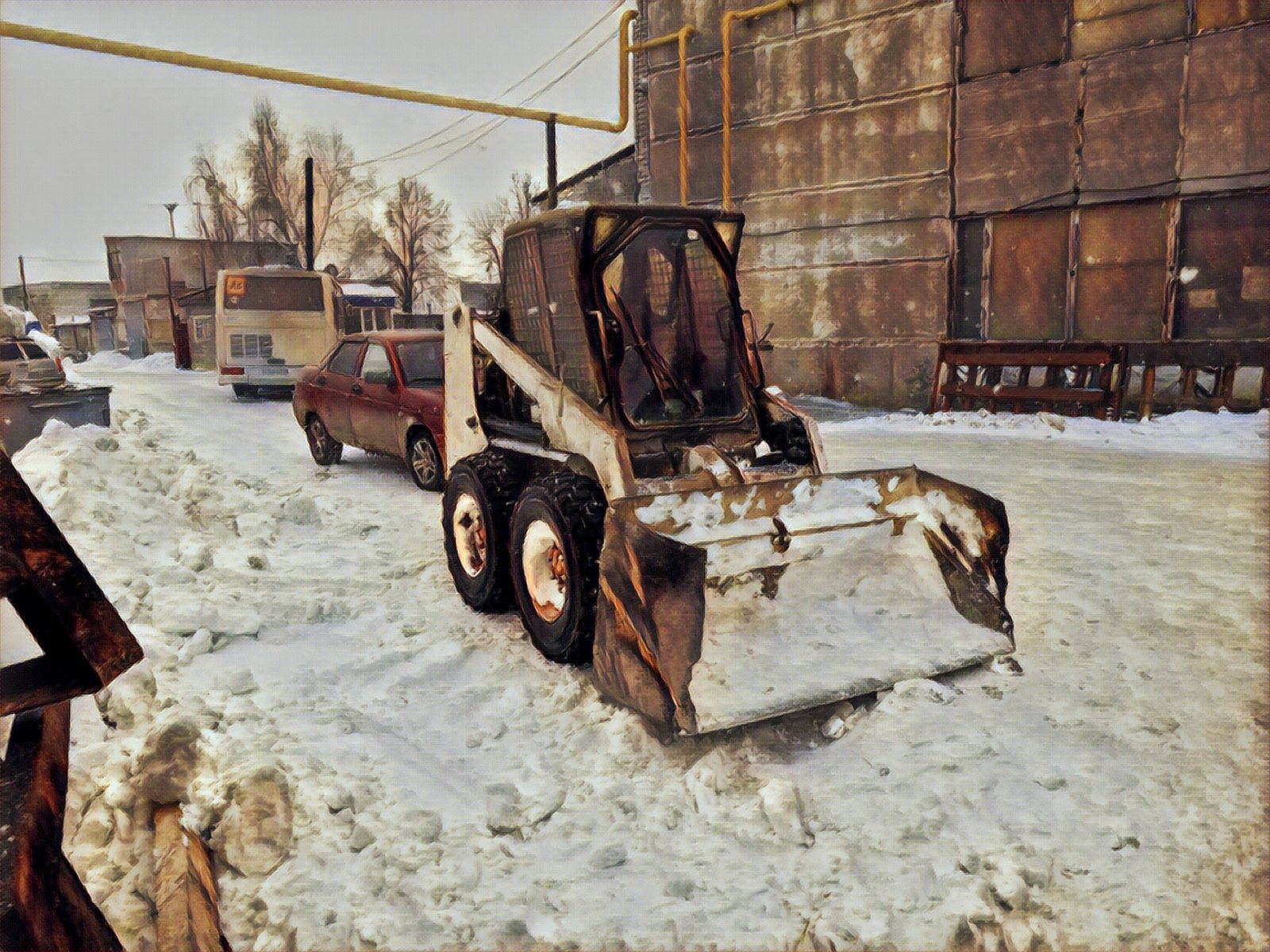 Аренда минипогрузчика bobcat