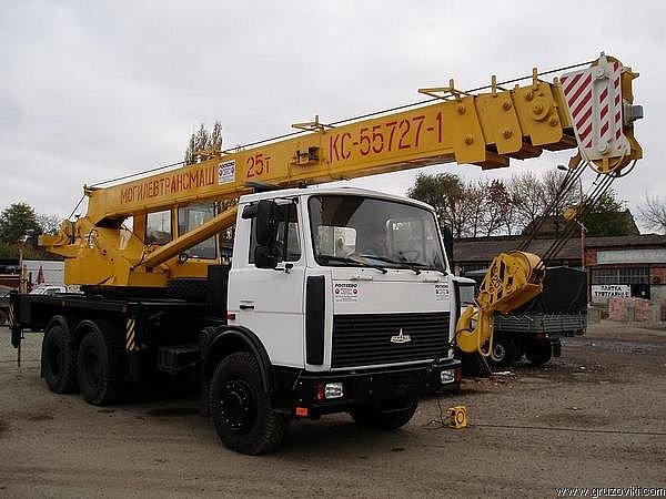 Аренда автокрана Машека КС-55727-7