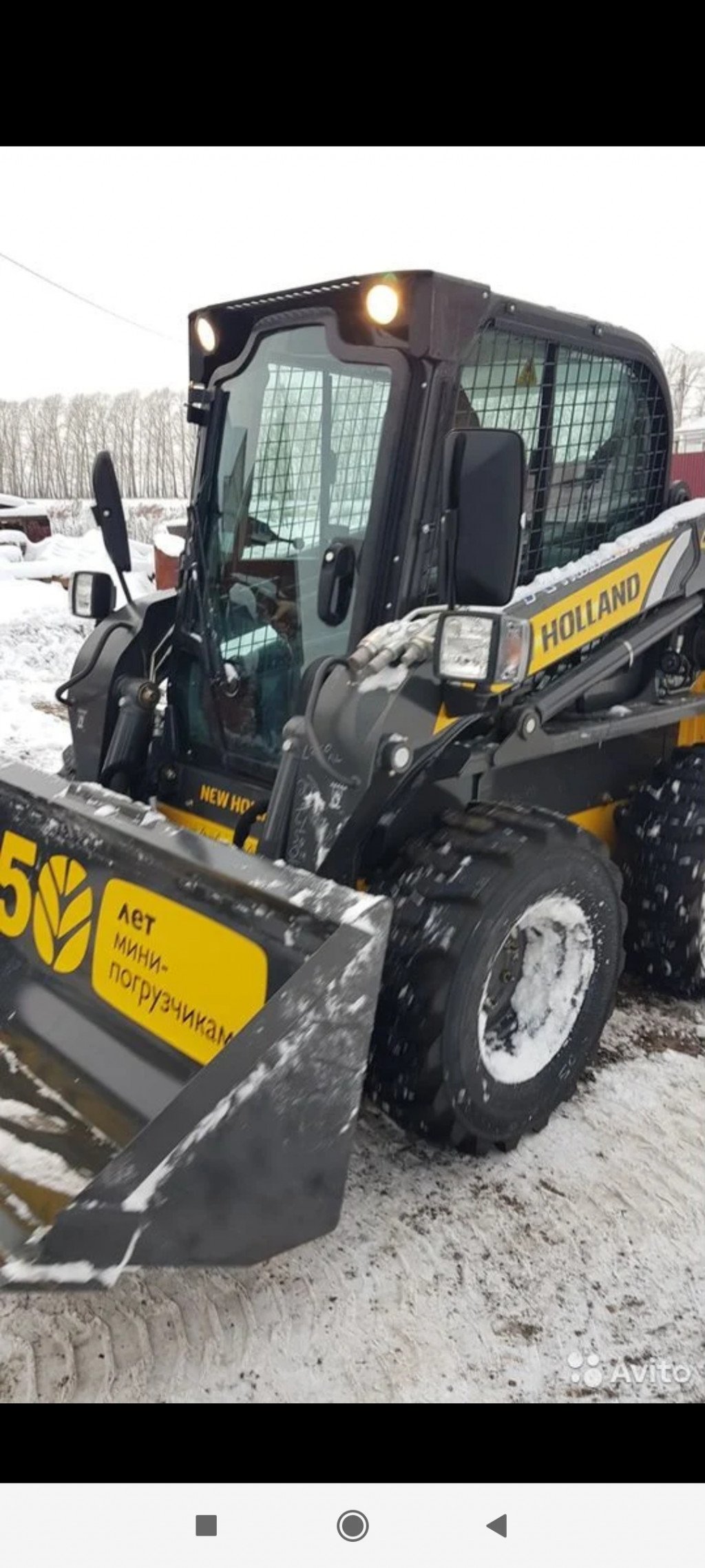 Минипогрузчик New Holland, аренда, услуги