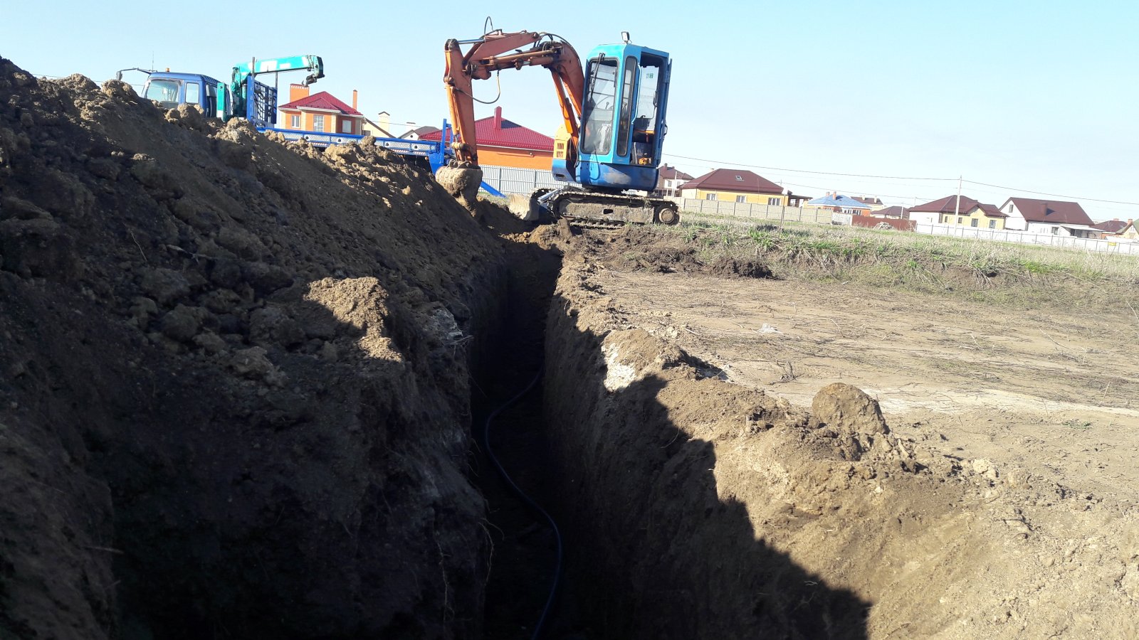 Услуги миниэкскаватора от собственника
