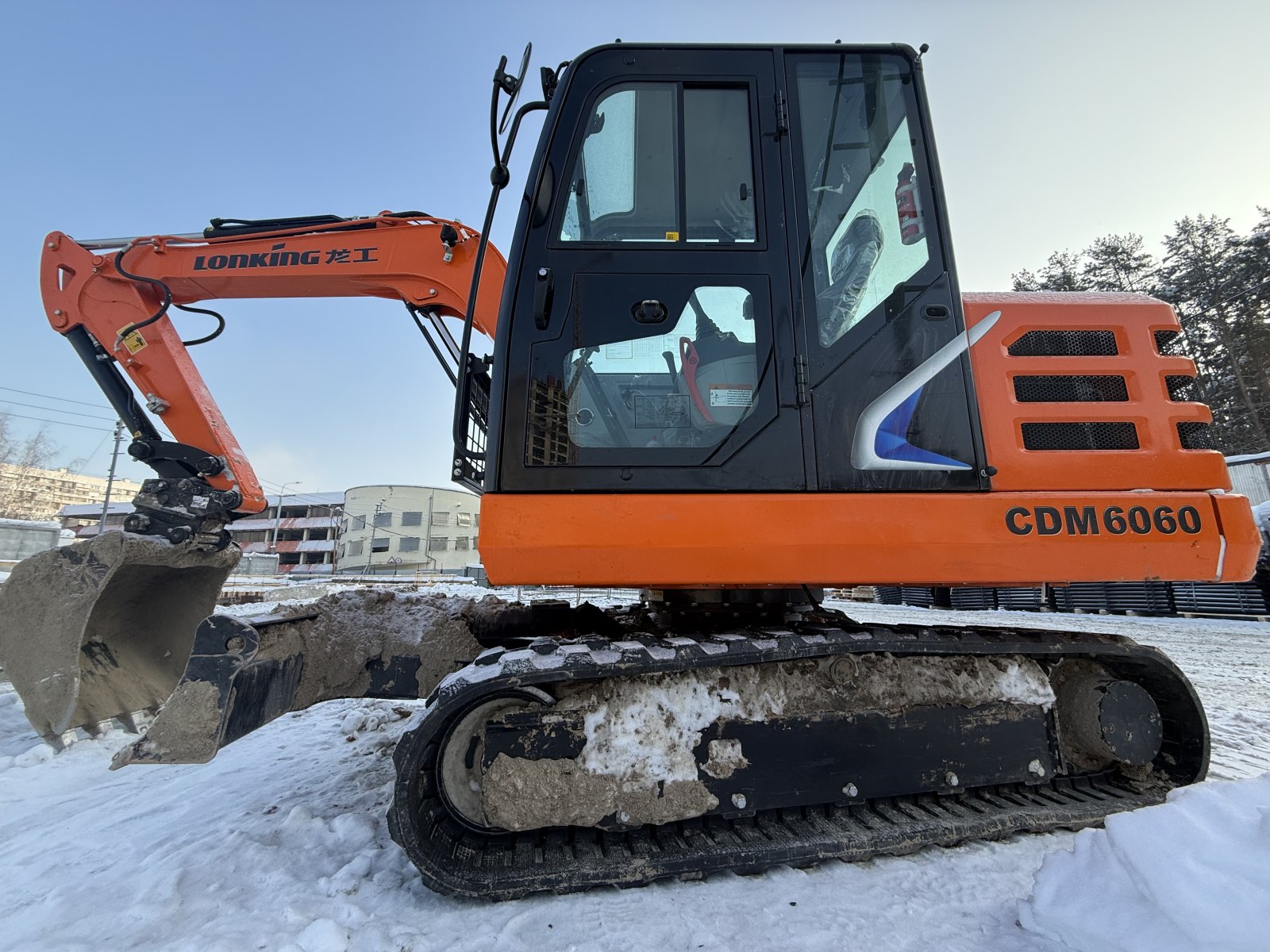 Аренда мини экскаватора Lonking cdm 6060 на 6 тонн