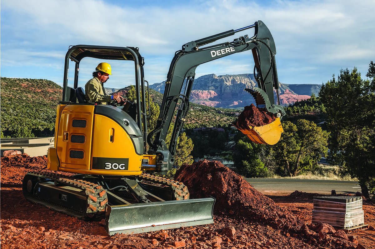 Сдаётся в аренду мини экскаватор John Deere 30G