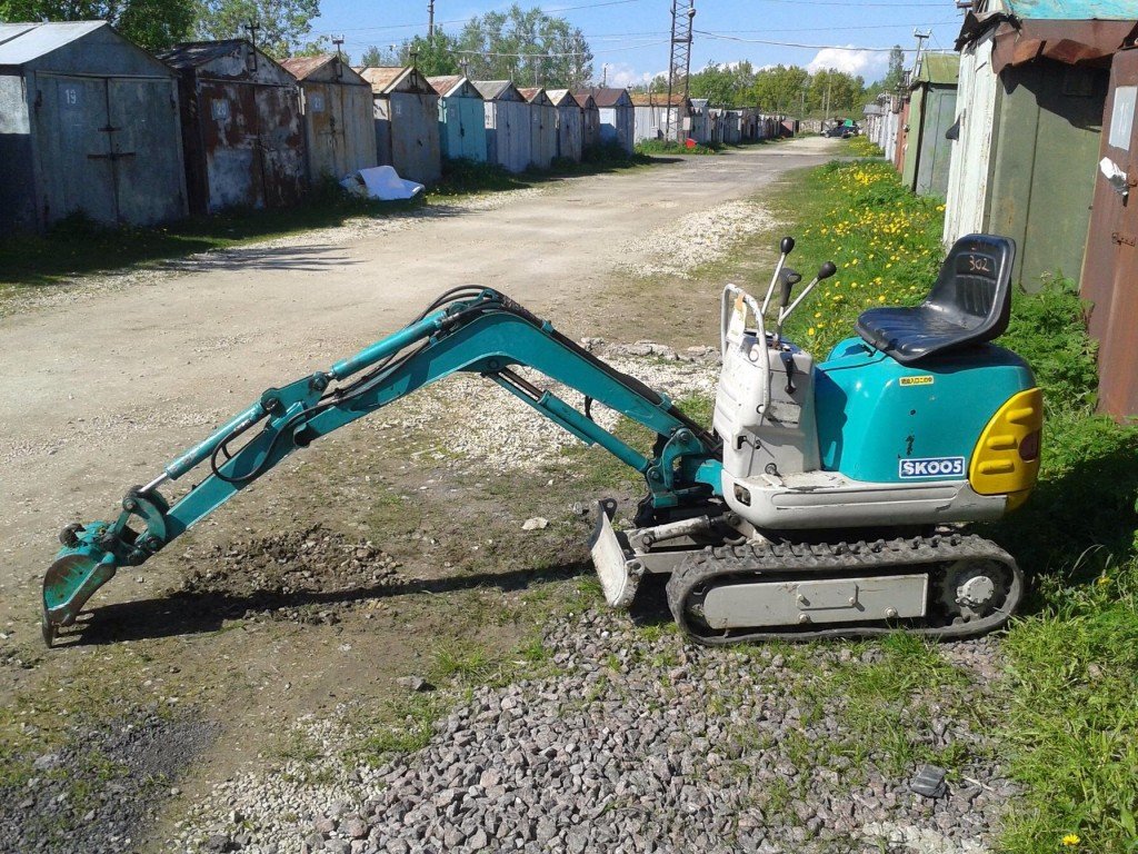 Миниэкскаватор. Копка, планировка