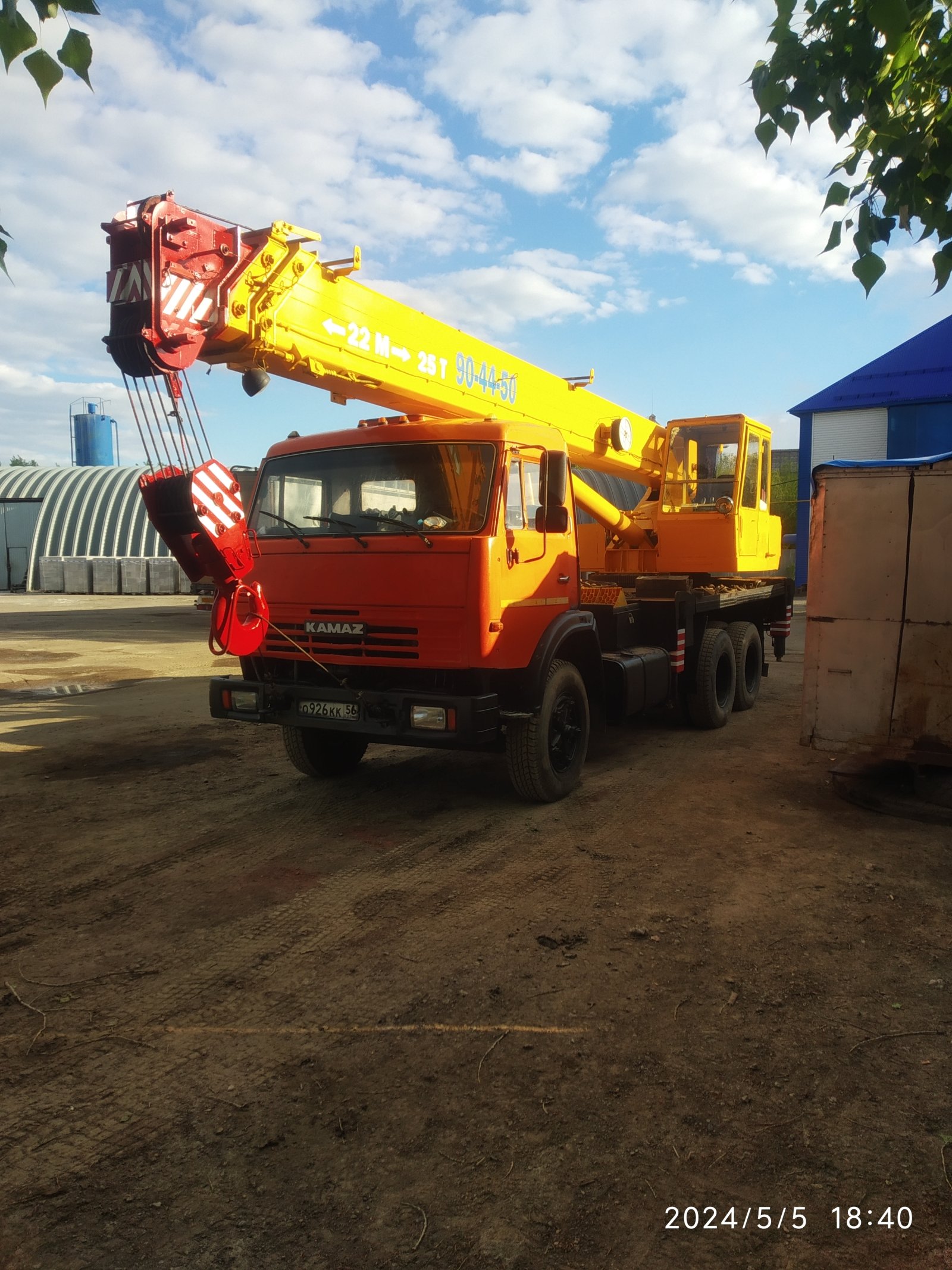 Услуги автокрана КамАЗ 14-25 тонн, 22 метра