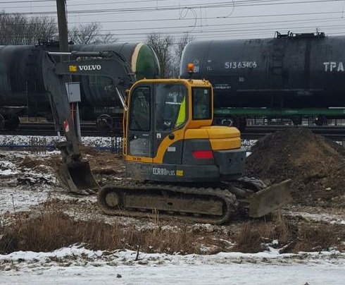 Аренда экскаватора Volvo ECR88