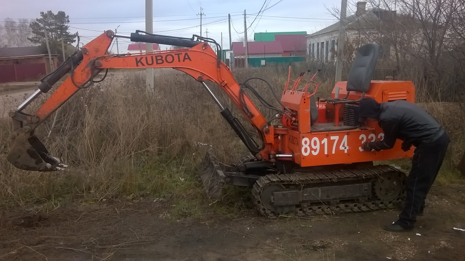 Мини экскаватор от собственника