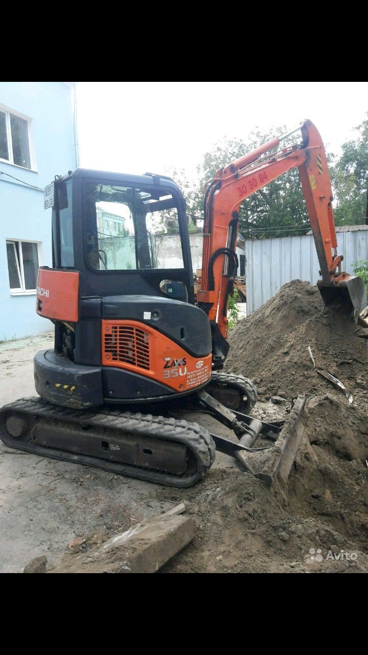 Услуги мини экскаватора, аренда