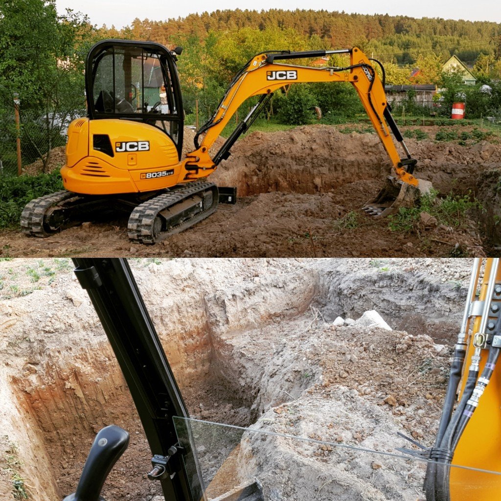 Мини Экскаватор JCB аренда