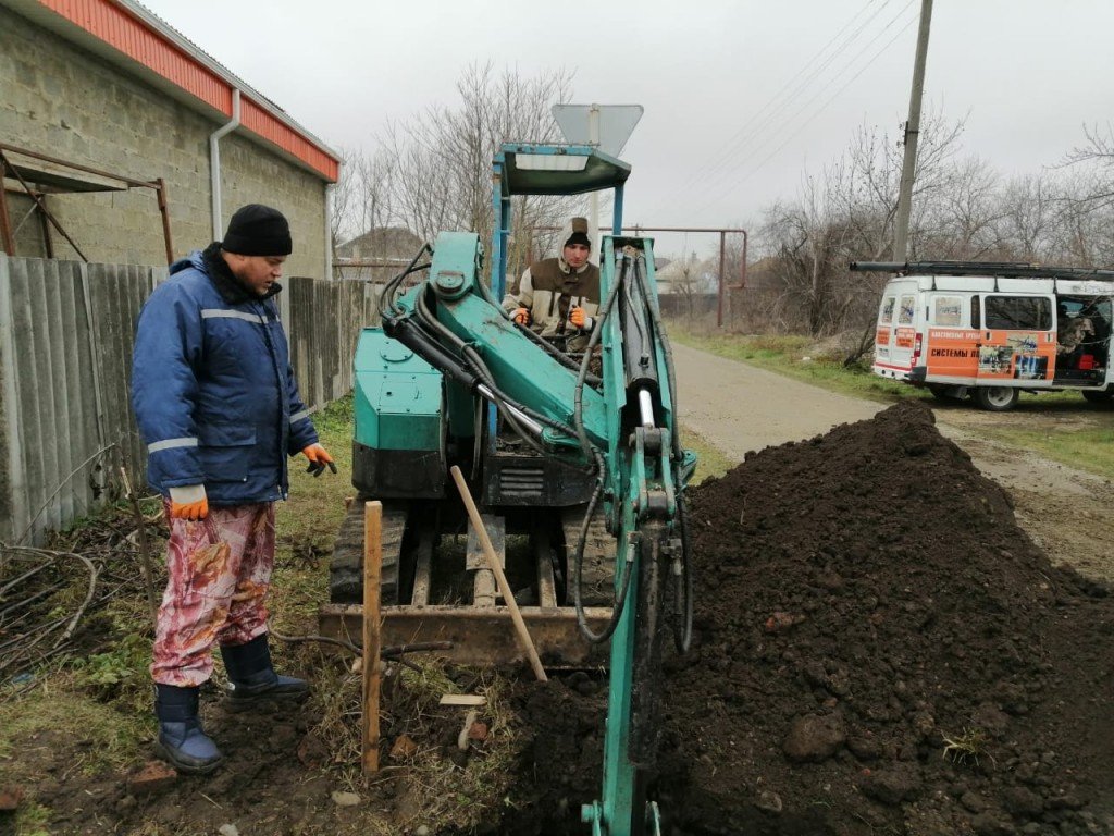 Услуги мини экскаватора. Краснодарский край