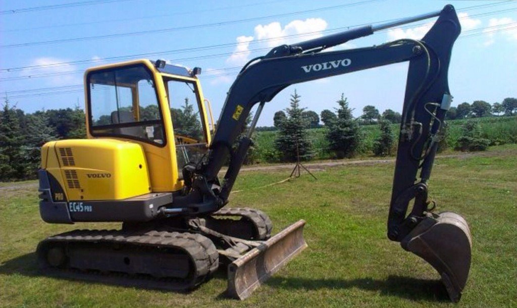 Аренда мини экскаватора Volvo EC 45