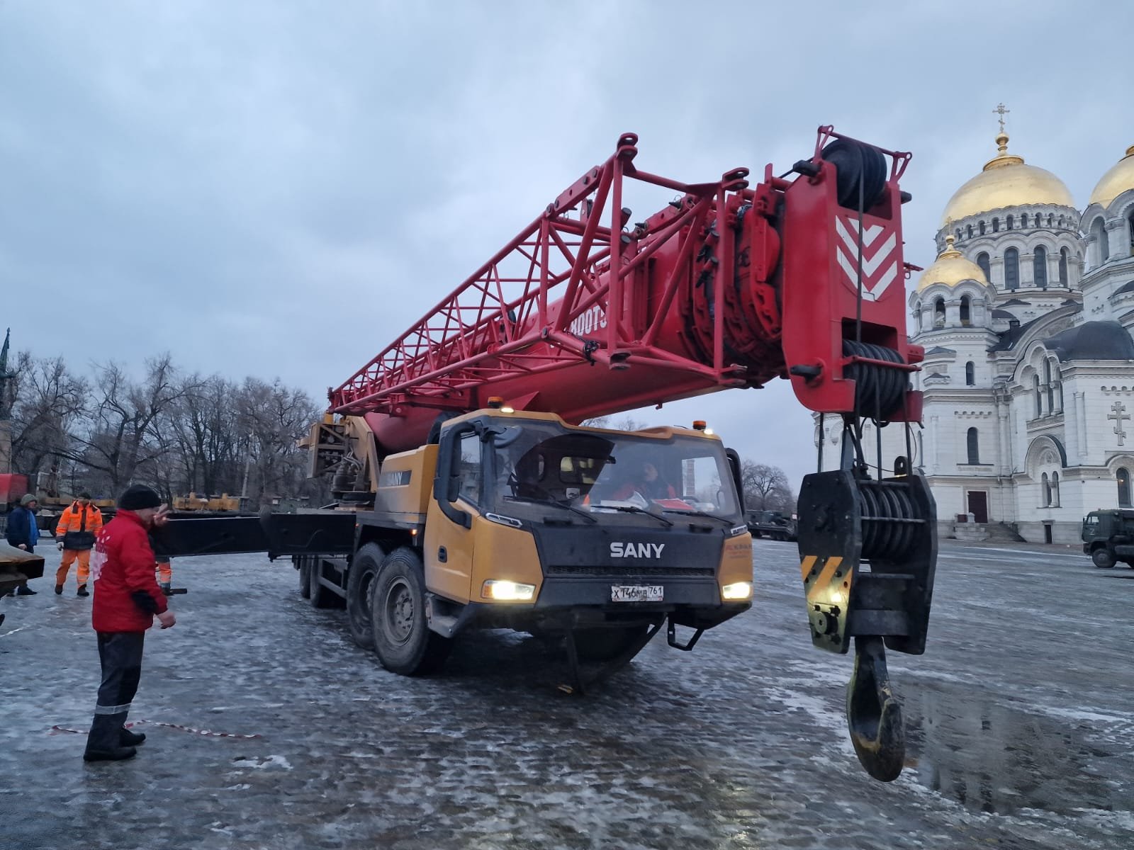 Аренда автокрана SANY STC800T5 80т без посредников