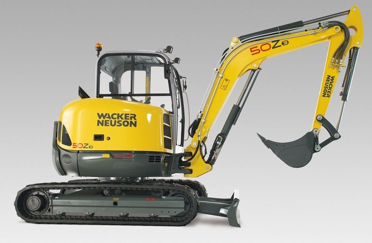 Аренда мини-экскаватора Wacker Neuson 50Z3 недорог